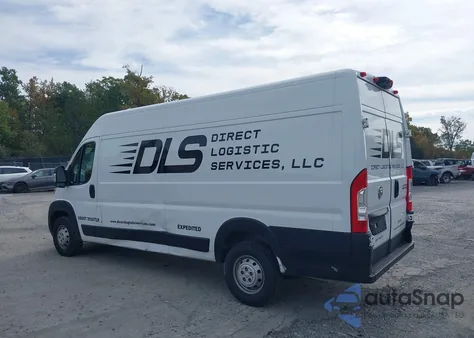 2023 Ram Promaster 3500 Cargo Van High Roof 159 Wb Ext from USA, damaged, VIN 3C6MRVJG6PE510085